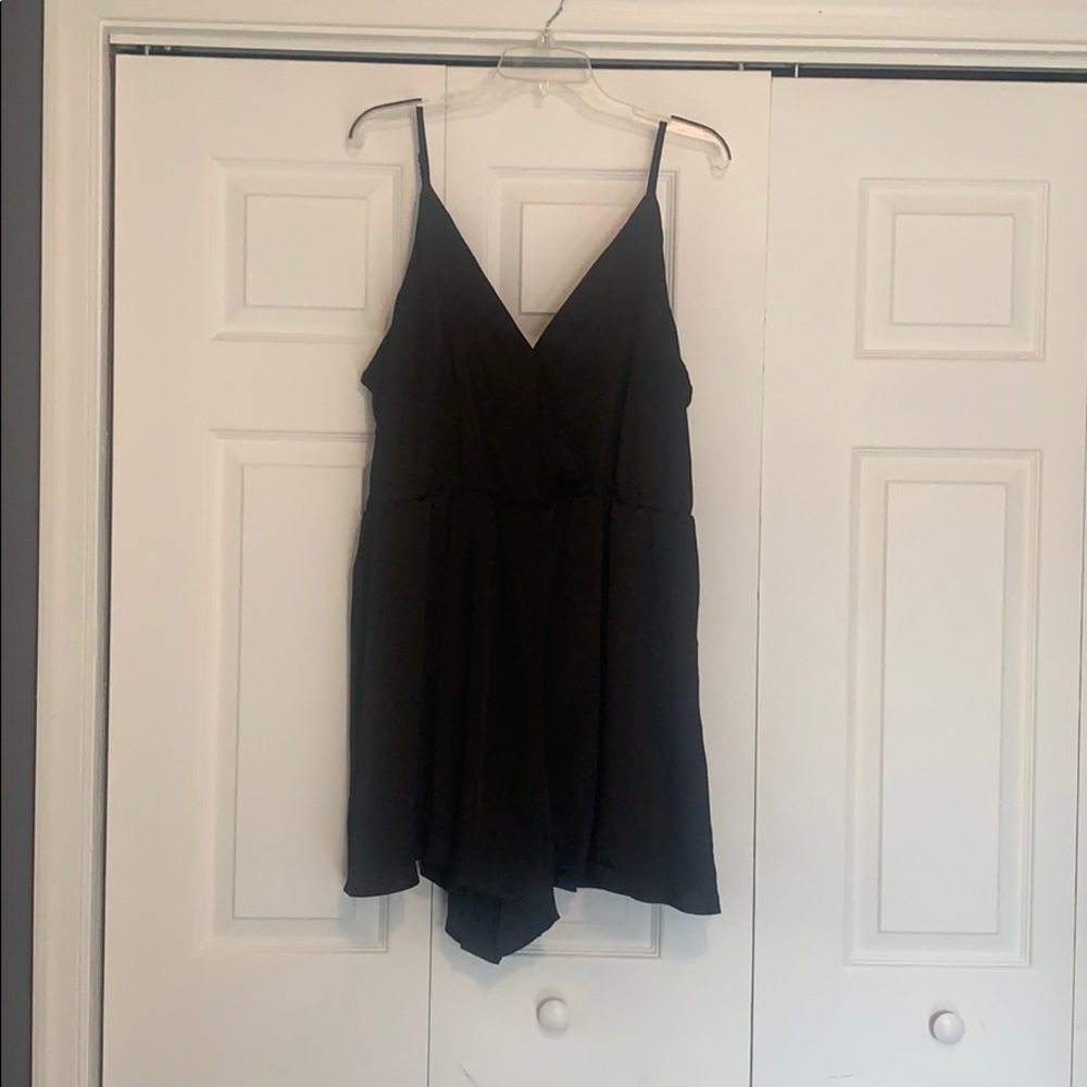 Black Silky romper